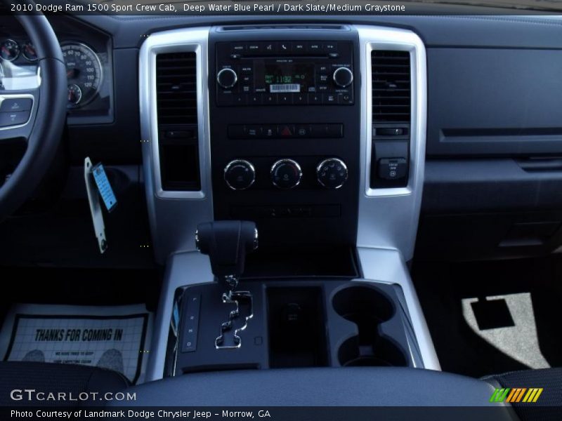 Deep Water Blue Pearl / Dark Slate/Medium Graystone 2010 Dodge Ram 1500 Sport Crew Cab
