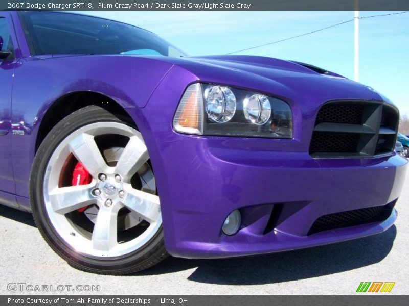 Plum Crazy Pearl / Dark Slate Gray/Light Slate Gray 2007 Dodge Charger SRT-8