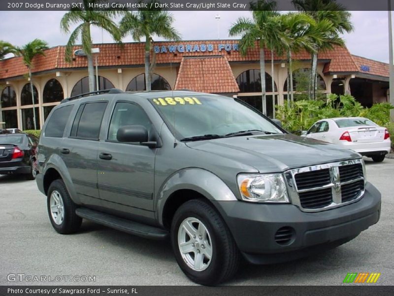 Mineral Gray Metallic / Dark Slate Gray/Light Slate Gray 2007 Dodge Durango SXT
