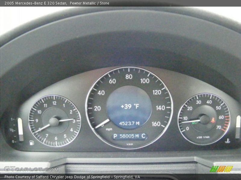 Pewter Metallic / Stone 2005 Mercedes-Benz E 320 Sedan