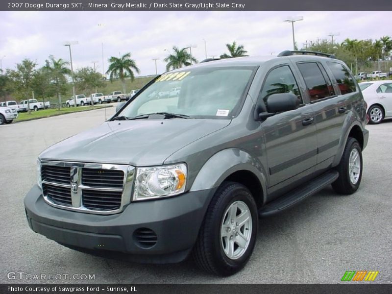 Mineral Gray Metallic / Dark Slate Gray/Light Slate Gray 2007 Dodge Durango SXT