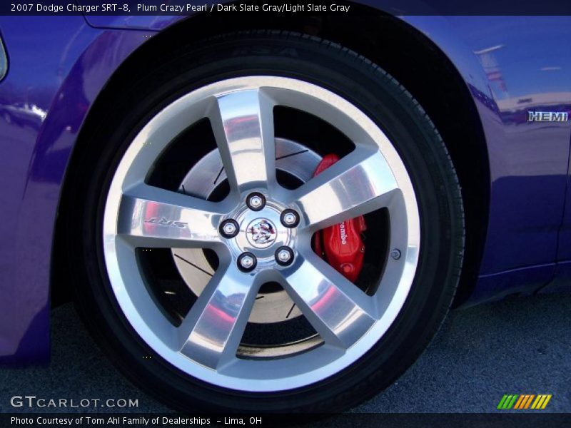 Plum Crazy Pearl / Dark Slate Gray/Light Slate Gray 2007 Dodge Charger SRT-8