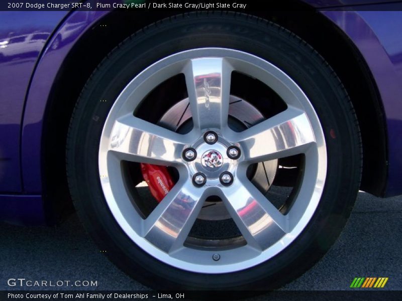 Plum Crazy Pearl / Dark Slate Gray/Light Slate Gray 2007 Dodge Charger SRT-8