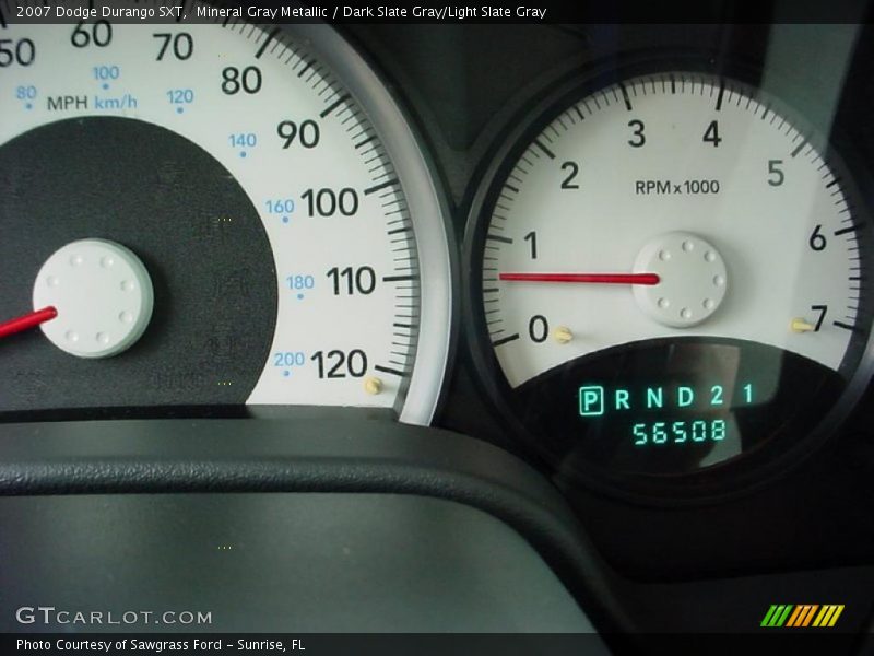Mineral Gray Metallic / Dark Slate Gray/Light Slate Gray 2007 Dodge Durango SXT