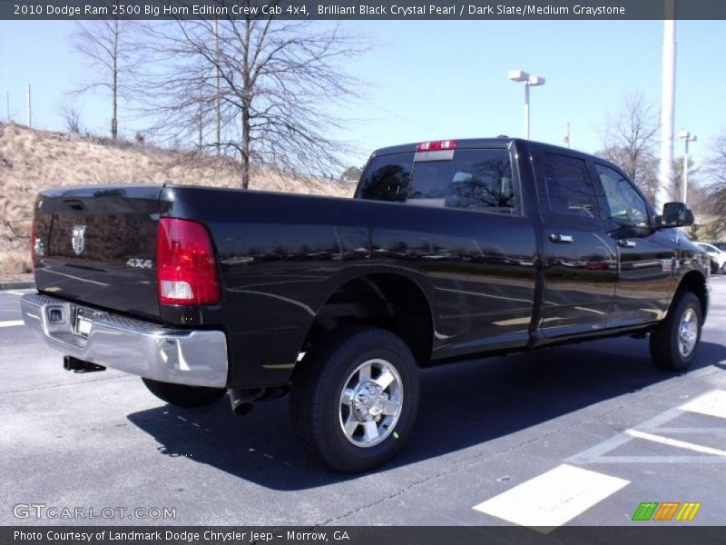 Brilliant Black Crystal Pearl / Dark Slate/Medium Graystone 2010 Dodge Ram 2500 Big Horn Edition Crew Cab 4x4