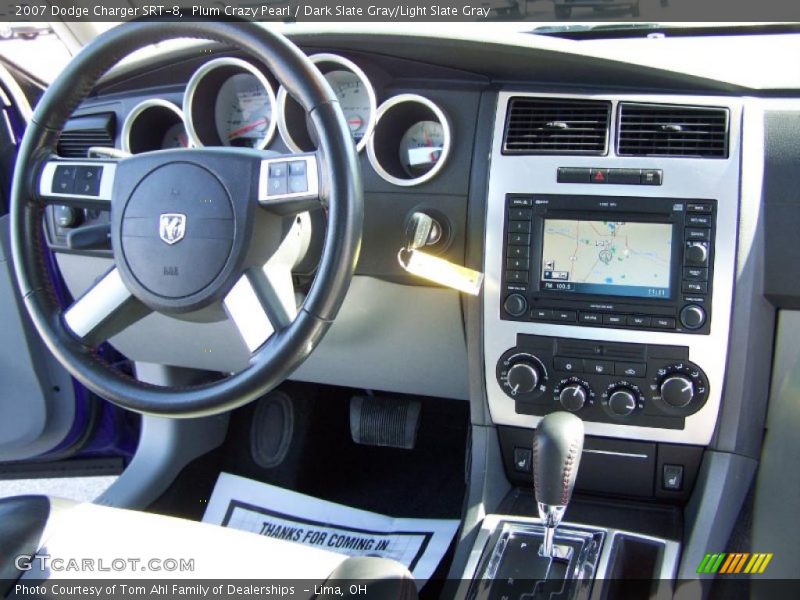 Plum Crazy Pearl / Dark Slate Gray/Light Slate Gray 2007 Dodge Charger SRT-8