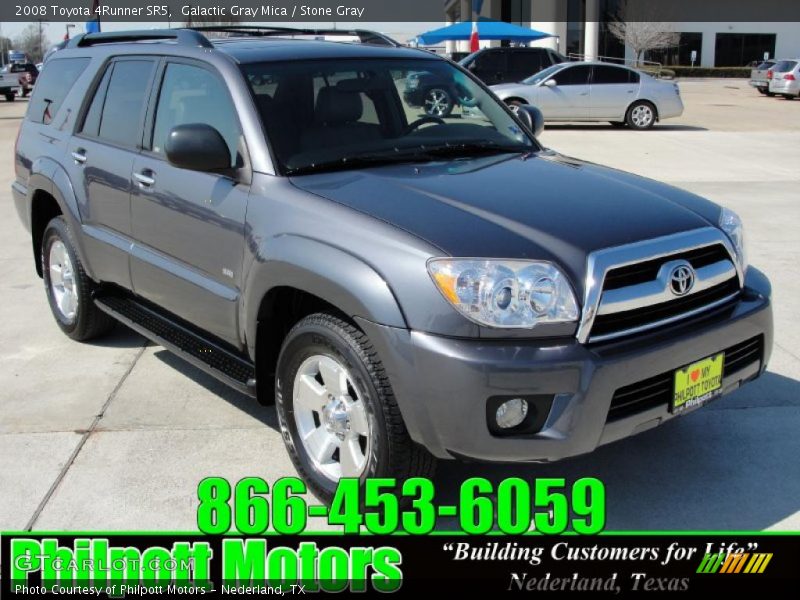 Galactic Gray Mica / Stone Gray 2008 Toyota 4Runner SR5