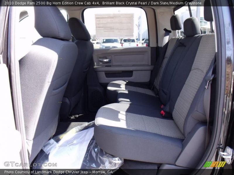 Brilliant Black Crystal Pearl / Dark Slate/Medium Graystone 2010 Dodge Ram 2500 Big Horn Edition Crew Cab 4x4