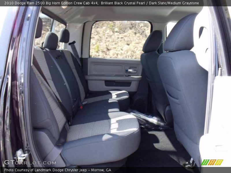 Brilliant Black Crystal Pearl / Dark Slate/Medium Graystone 2010 Dodge Ram 2500 Big Horn Edition Crew Cab 4x4