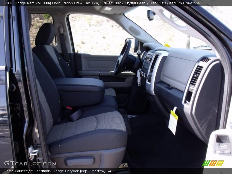 Brilliant Black Crystal Pearl / Dark Slate/Medium Graystone 2010 Dodge Ram 2500 Big Horn Edition Crew Cab 4x4