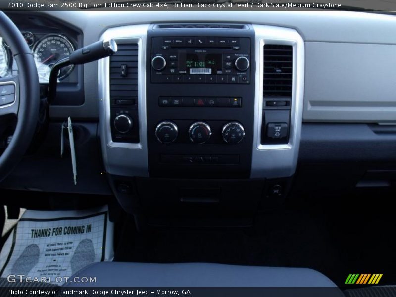 Brilliant Black Crystal Pearl / Dark Slate/Medium Graystone 2010 Dodge Ram 2500 Big Horn Edition Crew Cab 4x4