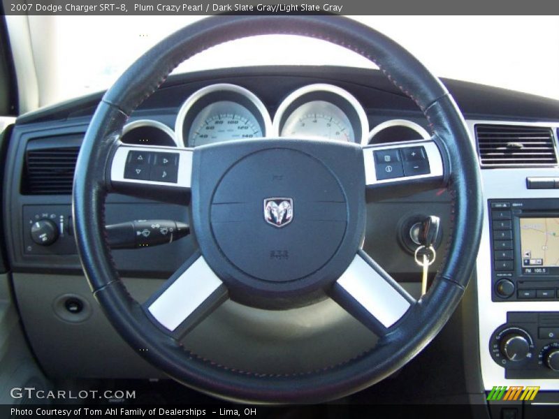Plum Crazy Pearl / Dark Slate Gray/Light Slate Gray 2007 Dodge Charger SRT-8