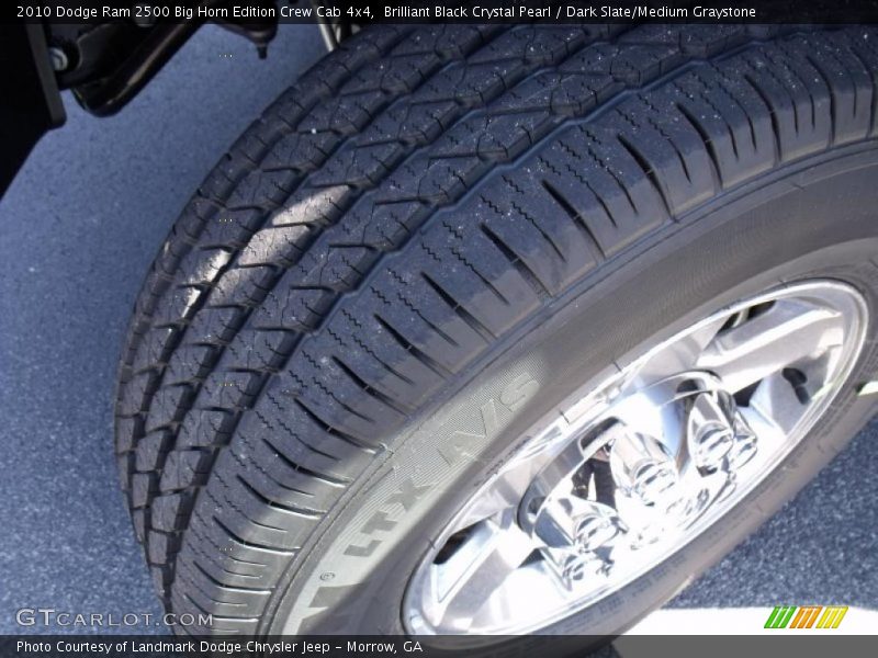 Brilliant Black Crystal Pearl / Dark Slate/Medium Graystone 2010 Dodge Ram 2500 Big Horn Edition Crew Cab 4x4