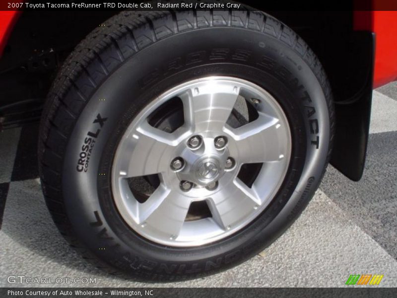 Radiant Red / Graphite Gray 2007 Toyota Tacoma PreRunner TRD Double Cab