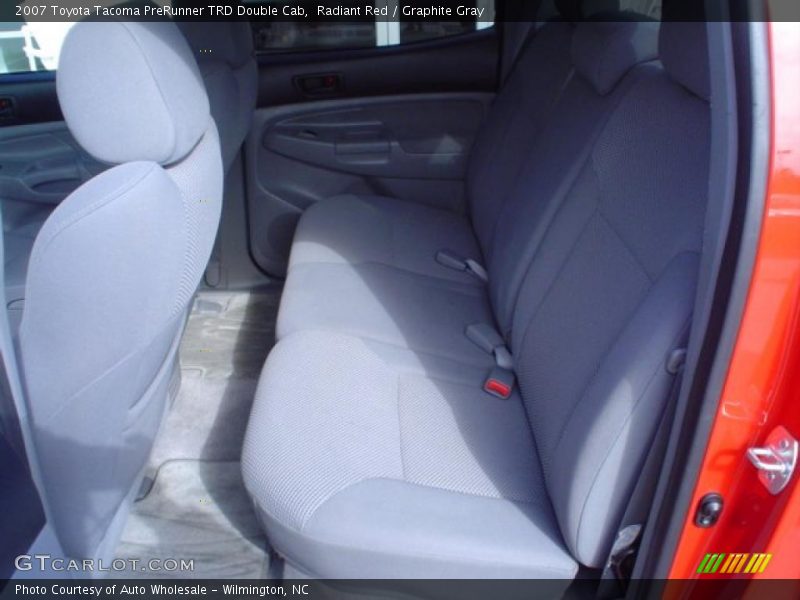 Radiant Red / Graphite Gray 2007 Toyota Tacoma PreRunner TRD Double Cab