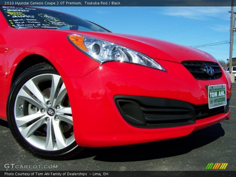 Tsukuba Red / Black 2010 Hyundai Genesis Coupe 2.0T Premium