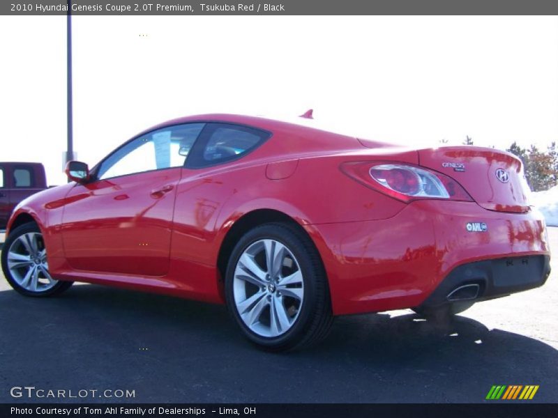 Tsukuba Red / Black 2010 Hyundai Genesis Coupe 2.0T Premium