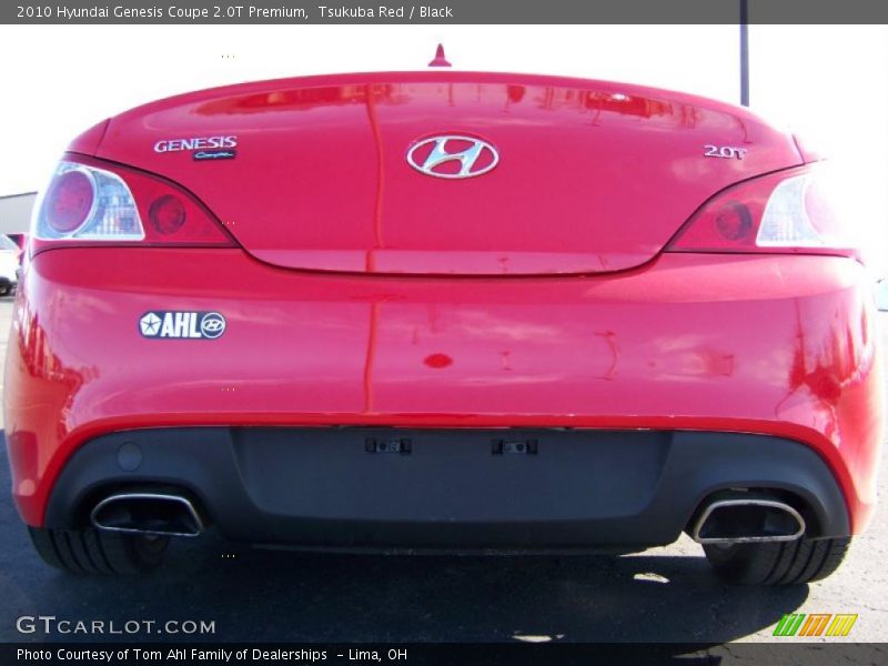 Tsukuba Red / Black 2010 Hyundai Genesis Coupe 2.0T Premium