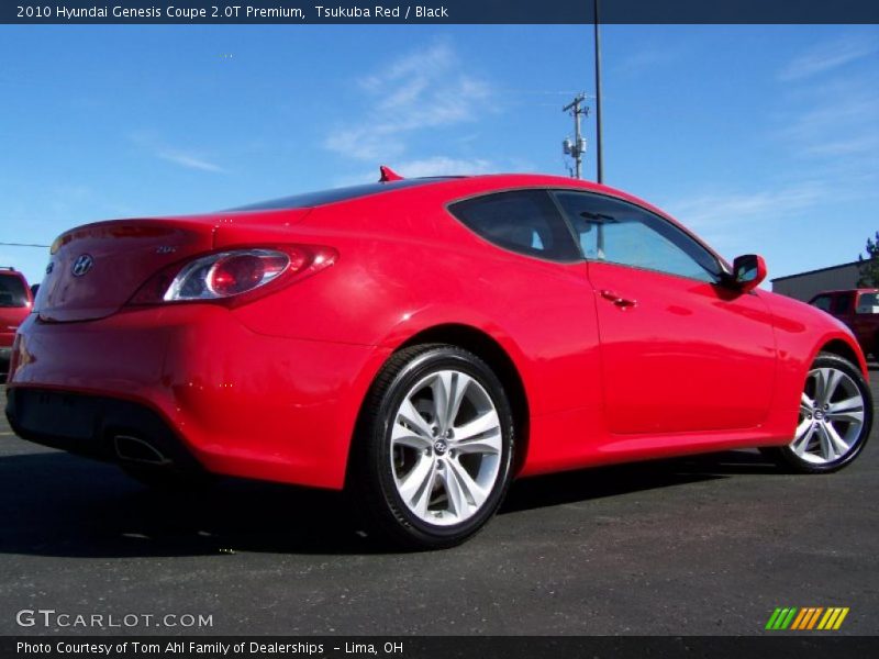 Tsukuba Red / Black 2010 Hyundai Genesis Coupe 2.0T Premium
