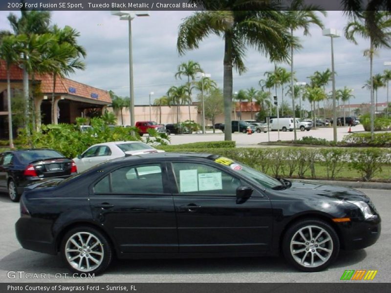 Tuxedo Black Metallic / Charcoal Black 2009 Ford Fusion SE Sport