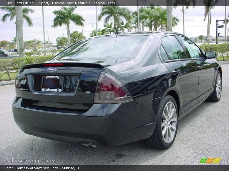 Tuxedo Black Metallic / Charcoal Black 2009 Ford Fusion SE Sport