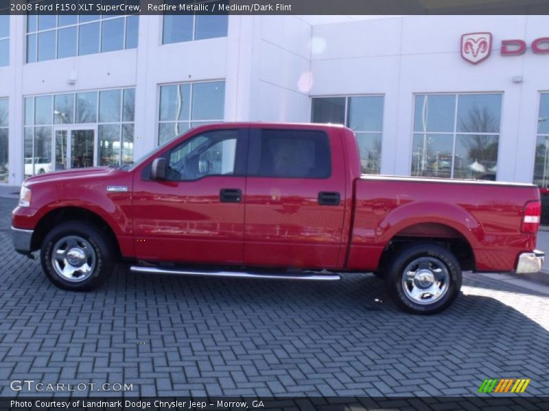 Redfire Metallic / Medium/Dark Flint 2008 Ford F150 XLT SuperCrew