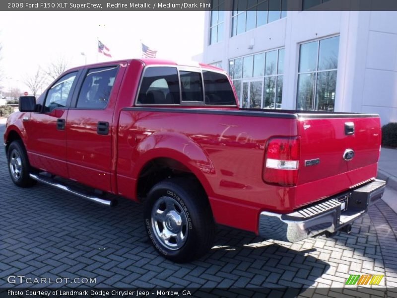 Redfire Metallic / Medium/Dark Flint 2008 Ford F150 XLT SuperCrew