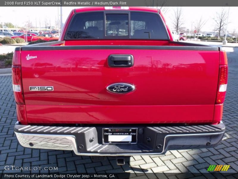 Redfire Metallic / Medium/Dark Flint 2008 Ford F150 XLT SuperCrew
