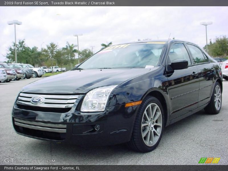 Tuxedo Black Metallic / Charcoal Black 2009 Ford Fusion SE Sport