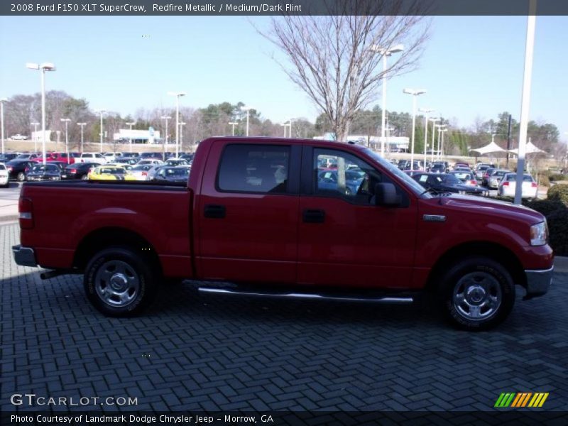 Redfire Metallic / Medium/Dark Flint 2008 Ford F150 XLT SuperCrew