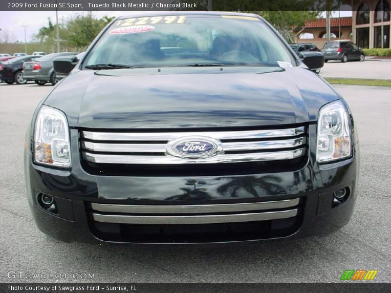 Tuxedo Black Metallic / Charcoal Black 2009 Ford Fusion SE Sport