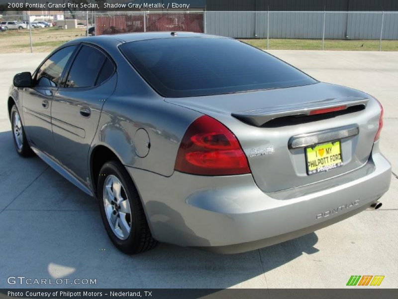 Shadow Gray Metallic / Ebony 2008 Pontiac Grand Prix Sedan