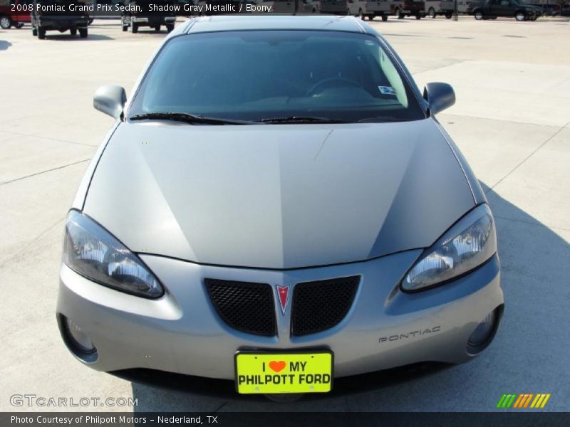 Shadow Gray Metallic / Ebony 2008 Pontiac Grand Prix Sedan