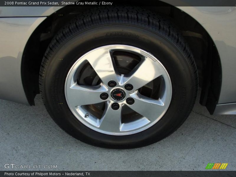 Shadow Gray Metallic / Ebony 2008 Pontiac Grand Prix Sedan