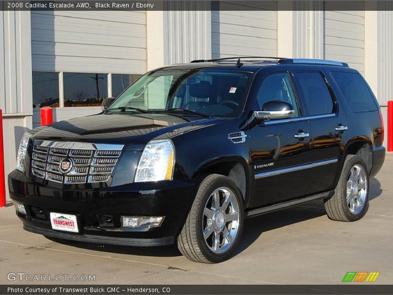 Black Raven / Ebony 2008 Cadillac Escalade AWD