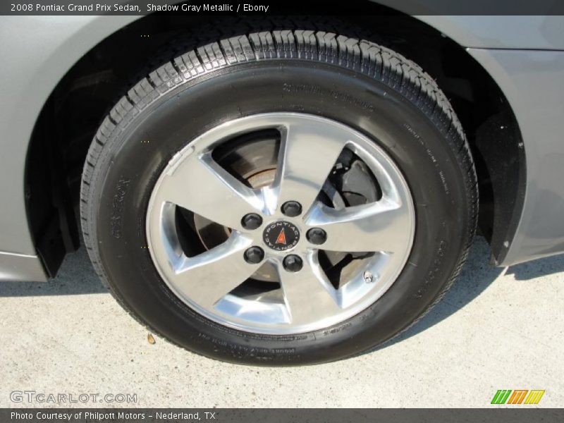 Shadow Gray Metallic / Ebony 2008 Pontiac Grand Prix Sedan