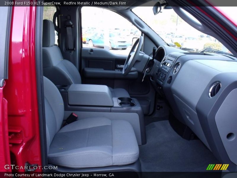 Redfire Metallic / Medium/Dark Flint 2008 Ford F150 XLT SuperCrew