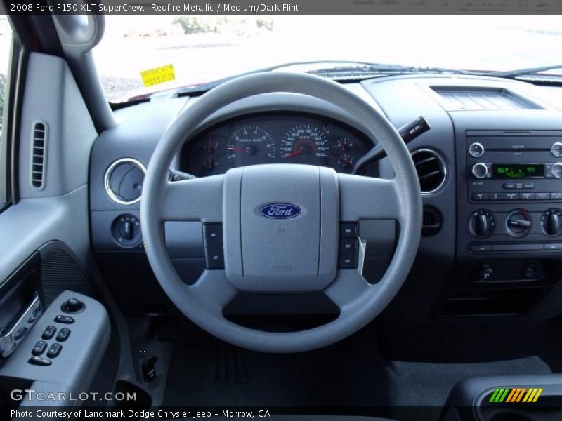 Redfire Metallic / Medium/Dark Flint 2008 Ford F150 XLT SuperCrew