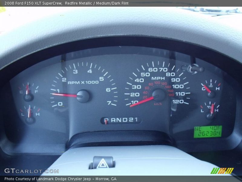 Redfire Metallic / Medium/Dark Flint 2008 Ford F150 XLT SuperCrew