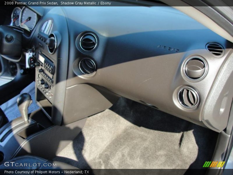 Shadow Gray Metallic / Ebony 2008 Pontiac Grand Prix Sedan