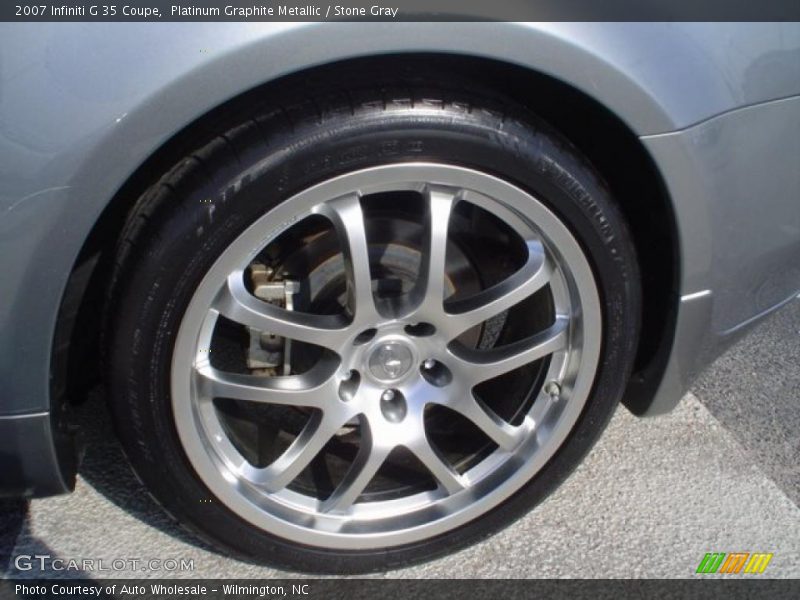 Platinum Graphite Metallic / Stone Gray 2007 Infiniti G 35 Coupe