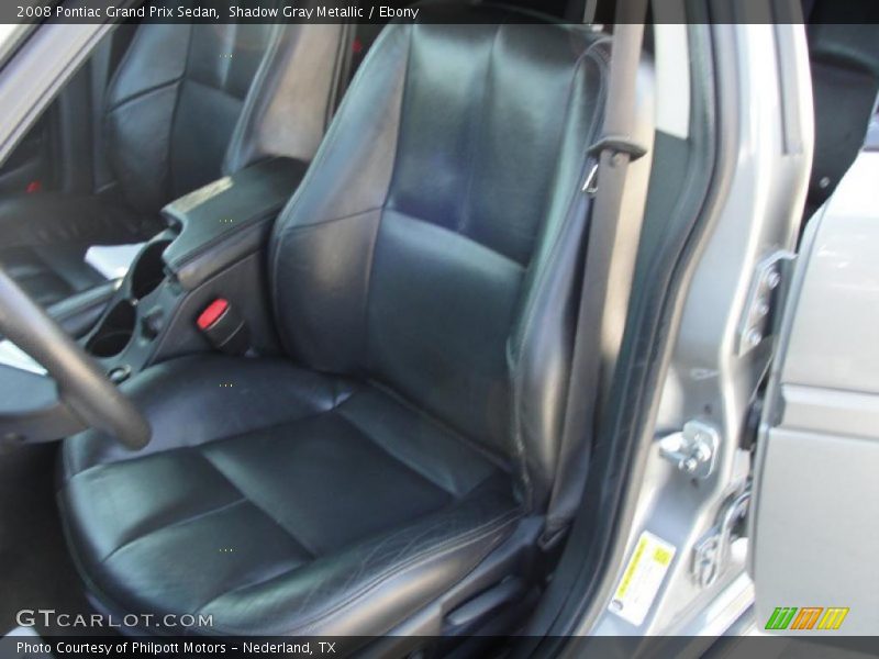 Shadow Gray Metallic / Ebony 2008 Pontiac Grand Prix Sedan