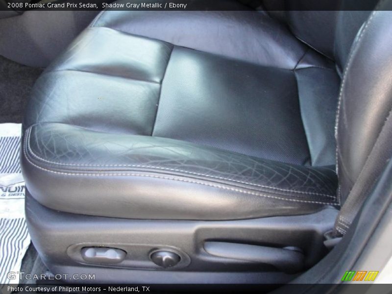 Shadow Gray Metallic / Ebony 2008 Pontiac Grand Prix Sedan