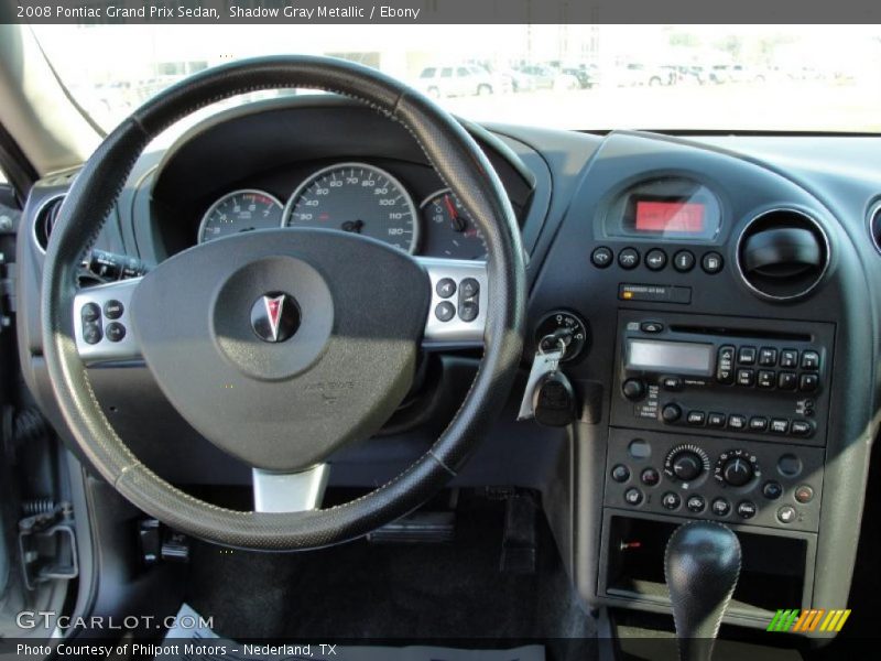 Shadow Gray Metallic / Ebony 2008 Pontiac Grand Prix Sedan