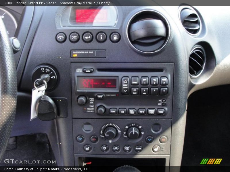 Shadow Gray Metallic / Ebony 2008 Pontiac Grand Prix Sedan