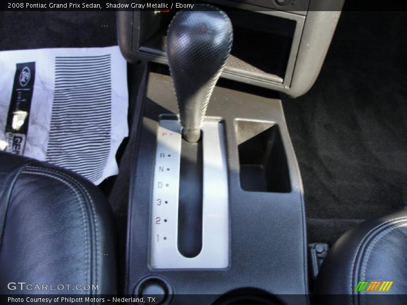 Shadow Gray Metallic / Ebony 2008 Pontiac Grand Prix Sedan