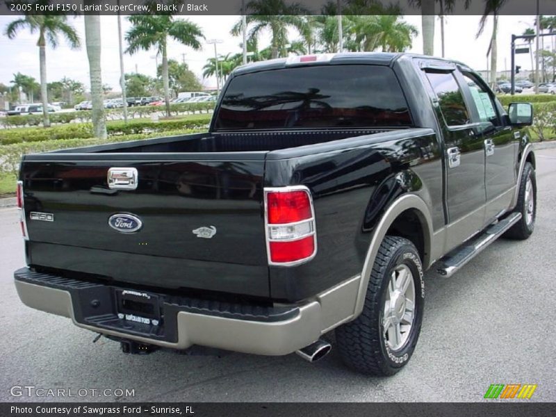 Black / Black 2005 Ford F150 Lariat SuperCrew
