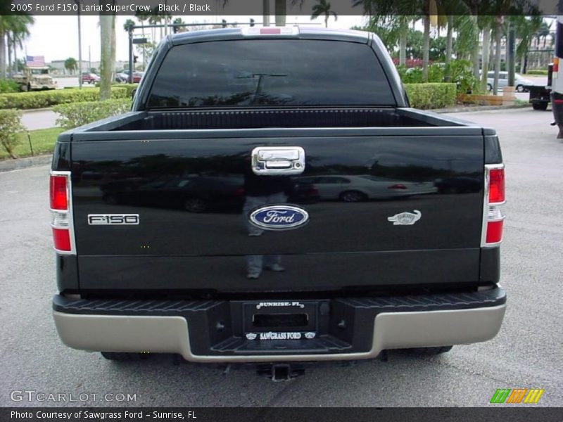 Black / Black 2005 Ford F150 Lariat SuperCrew
