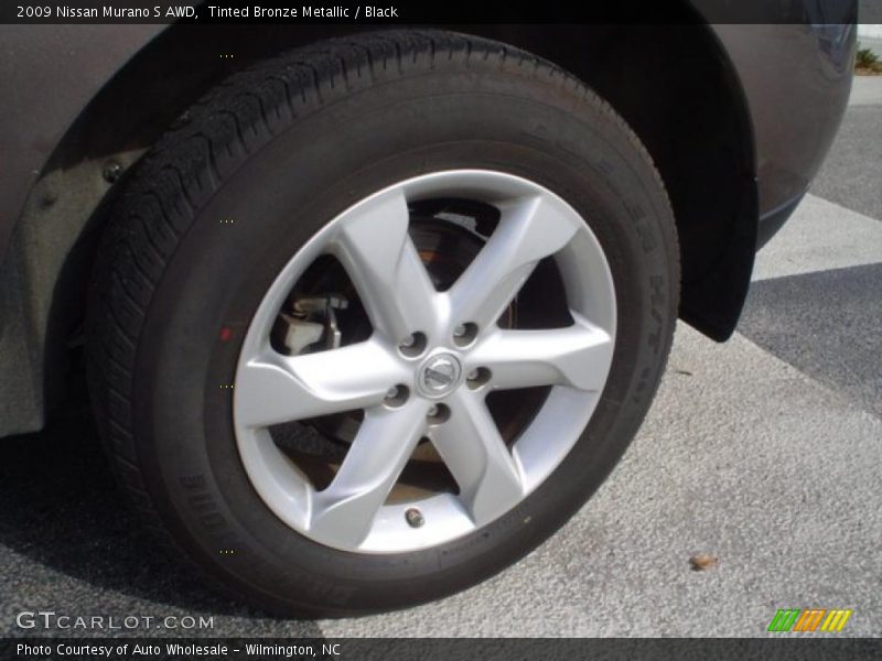 Tinted Bronze Metallic / Black 2009 Nissan Murano S AWD