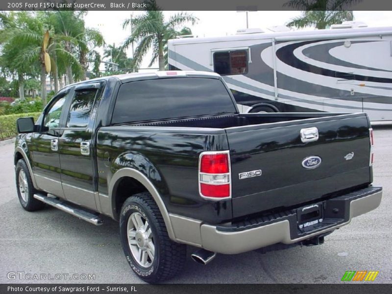 Black / Black 2005 Ford F150 Lariat SuperCrew